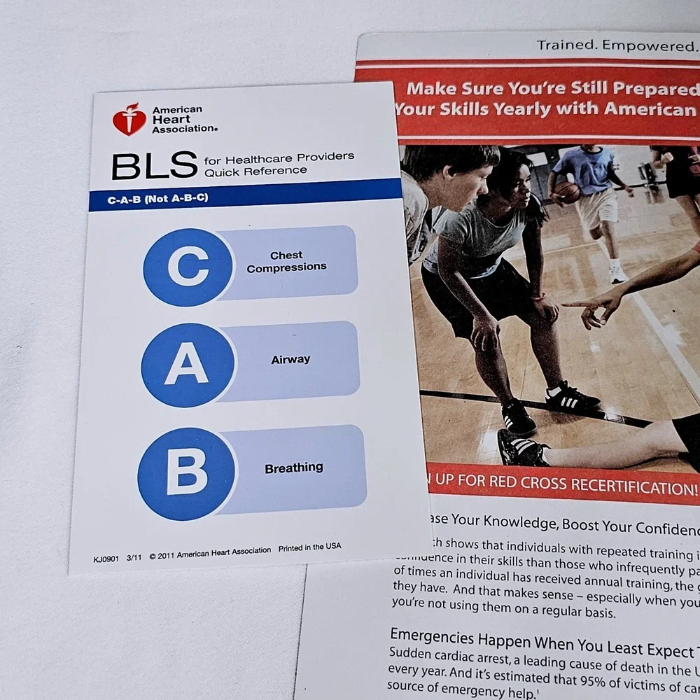 American Red Cross First Aid CPR AED & AHA BLS Healthcare‎ Manuals Bundle